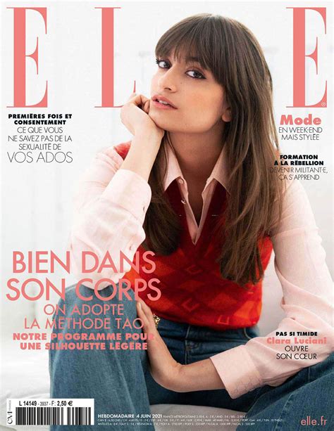 Clara Luciani covers Elle France June 4th, 2021 by 